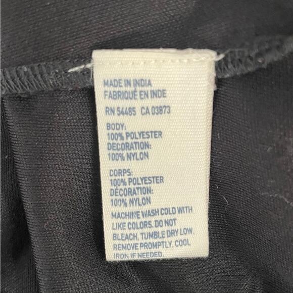 American Eagle Outfitters Black Lace Back Sundress Size 8 - Picture 2 of 5